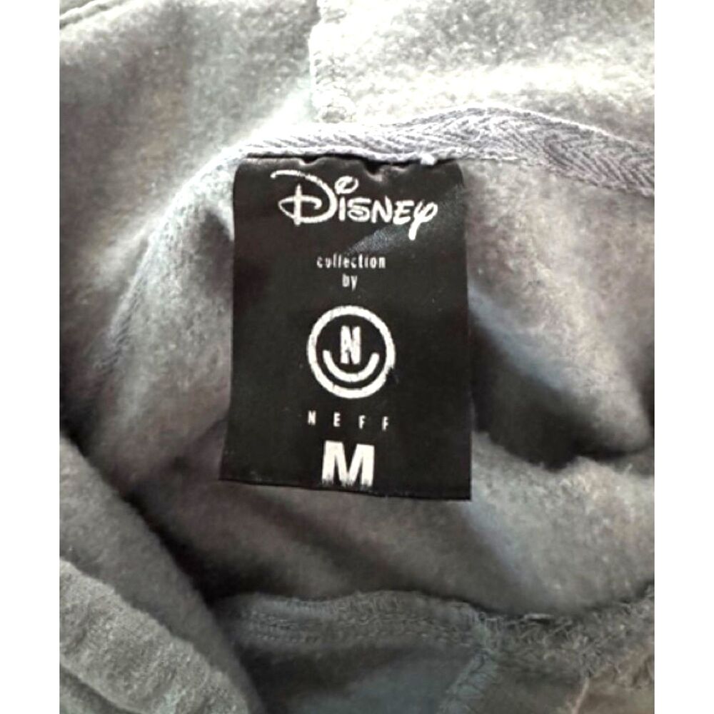 Neff x Disney Mickey Mouse Gray Graphic Pullover Hoodie Fleece Size Medium - Picture 7 of 9